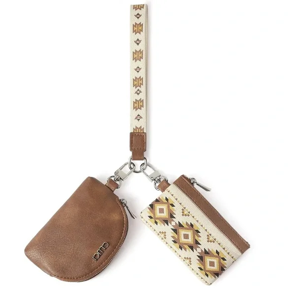 Brown and Cream Key & Card Holder Set - Picture 7 of 7